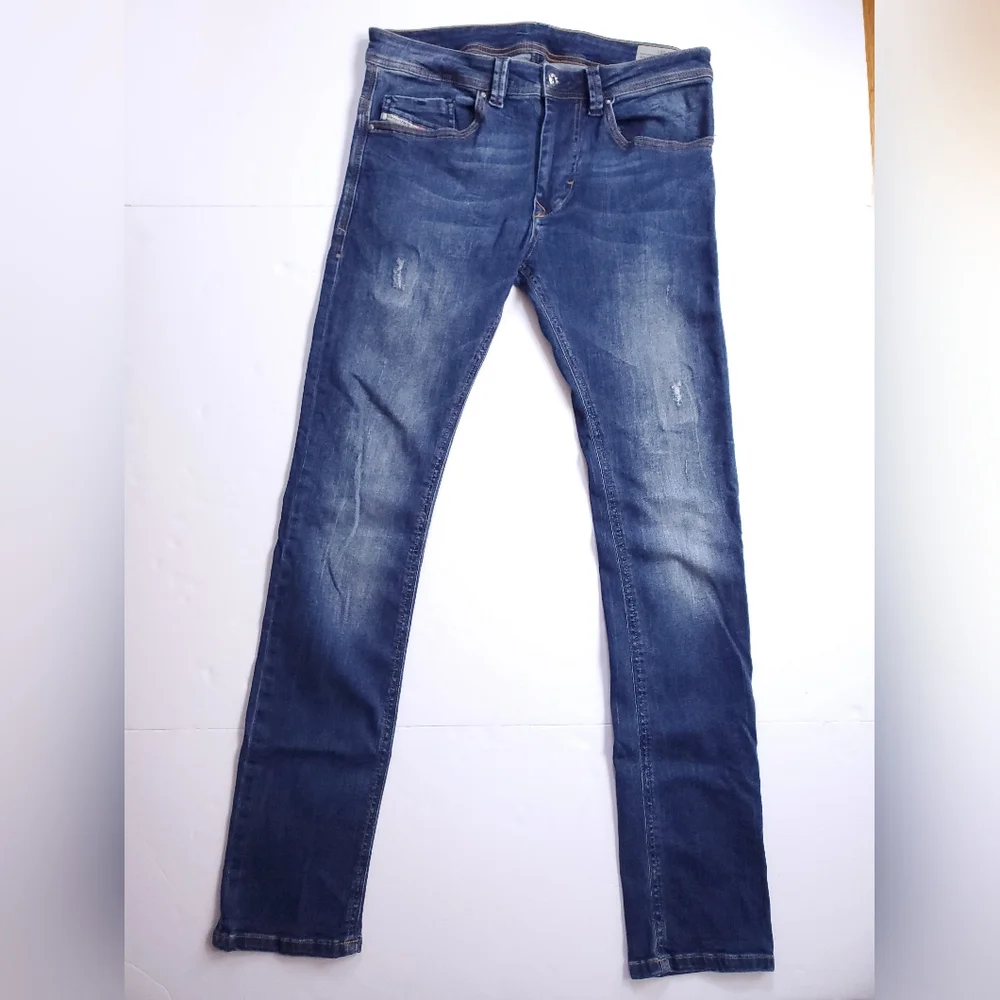 Diesel Girl's Slim Skinny Stretch Medium Wash Denim Jeans Kids 16Y - Picture 1 of 14
